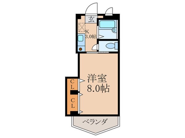 サンライズ徳力の物件間取画像